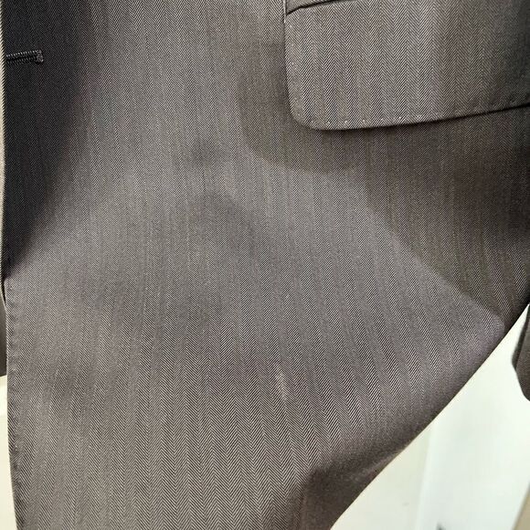 Valentino suit jacket mens grey and red size medium/large fancy red interiorior - Picture 4 of 7